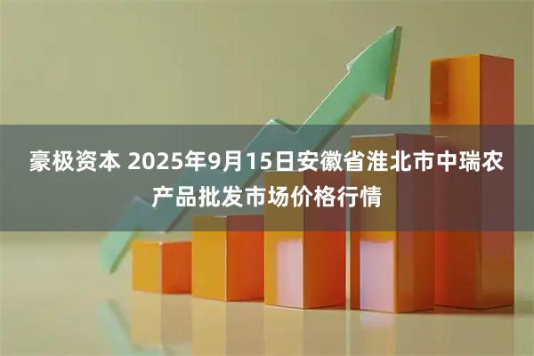 豪极资本 2025年9月15日安徽省淮北市中瑞农产品批发市场价格行情